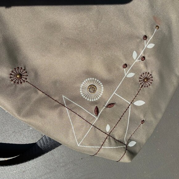 Chala Sling Handbag Botectedrown Bird Flower - Picture 6 of 10